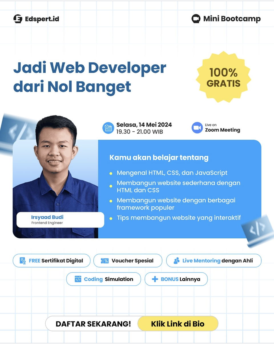 Jadi Web Developer dari Nol Banget