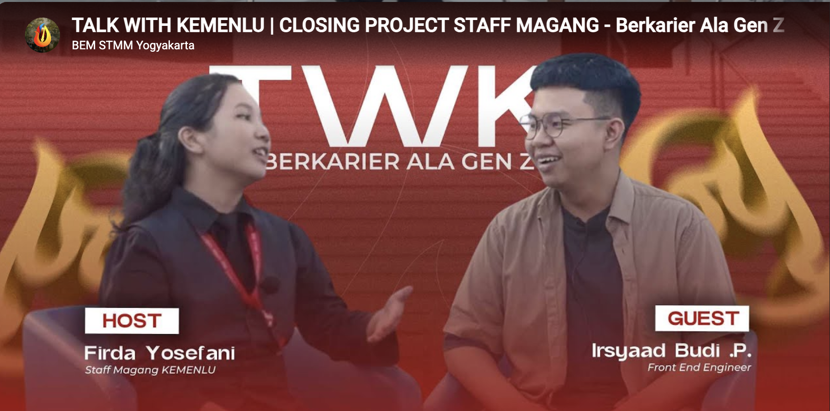 TALK WITH KEMENLU | CLOSING PROJECT STAFF MAGANG - Berkarier Ala Gen Z